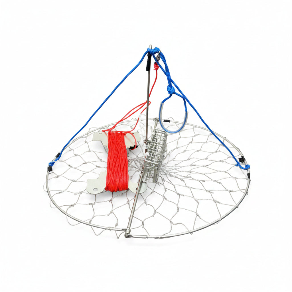 Crab King Stainless Steel Crab Trap with Metal Bait Cage